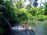 Fresh water pool in Hanamene Bay