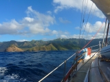 Sailing in the Marquesas