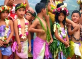 School kids from Nuku Hiva